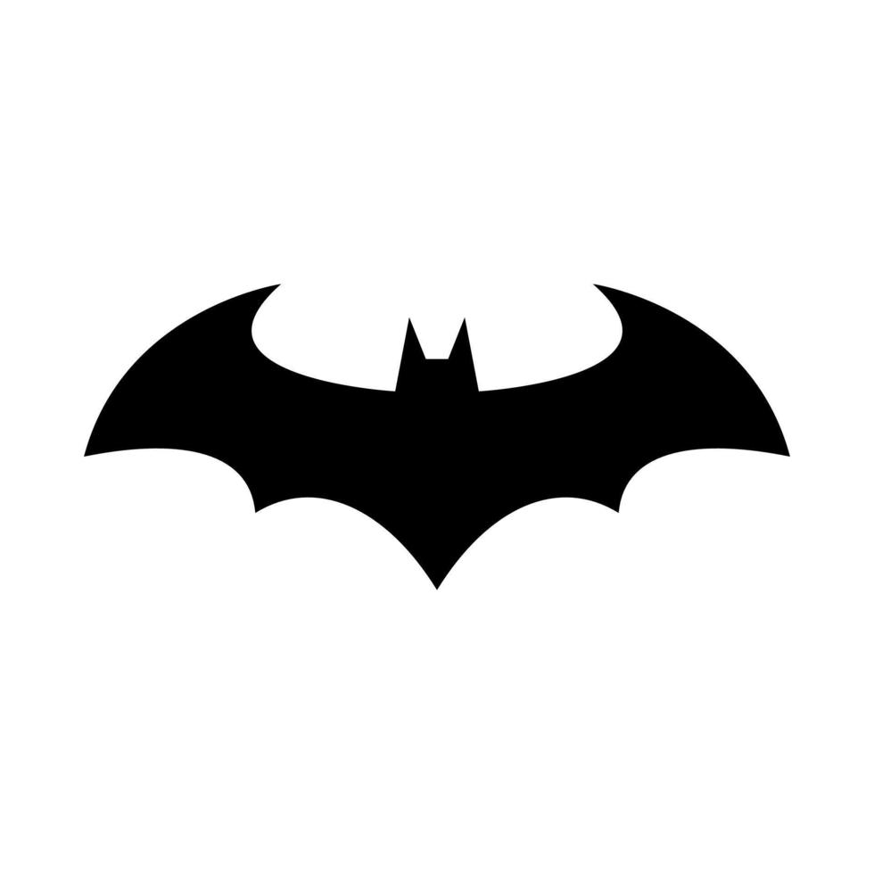 Batman-Logo, Batman-Signal auf weißem Hintergrund vektor