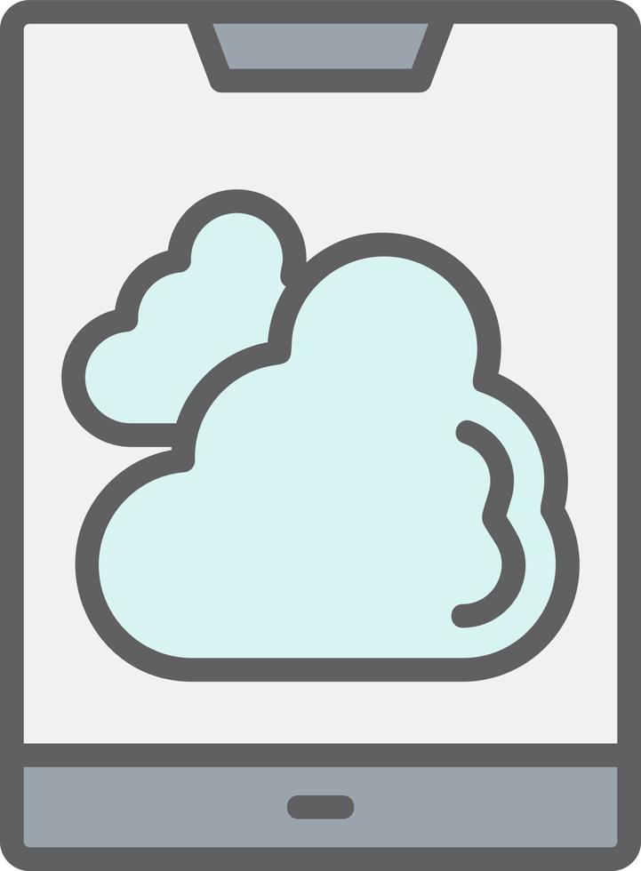 molnigt väder vektor ikon