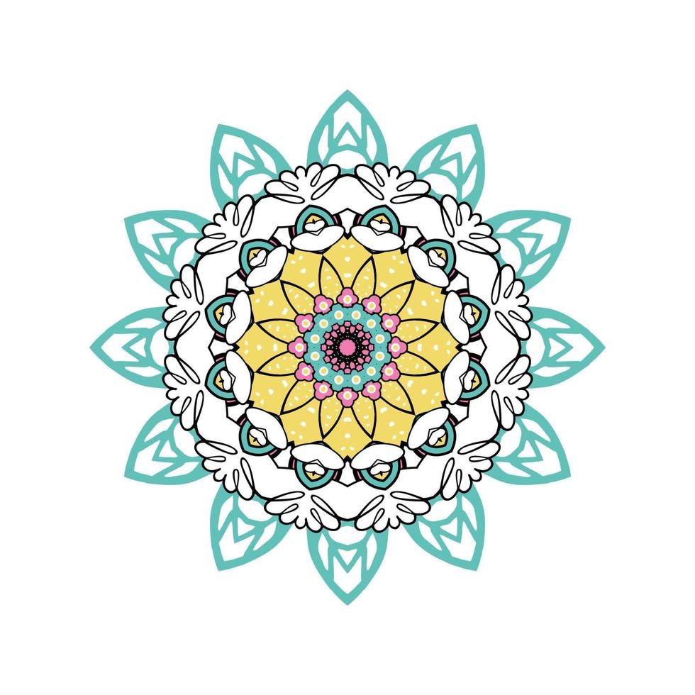 Mandala Design Luxus Mandala Hintergrund Vektor Vintage abstraktes Muster Blumenmuster