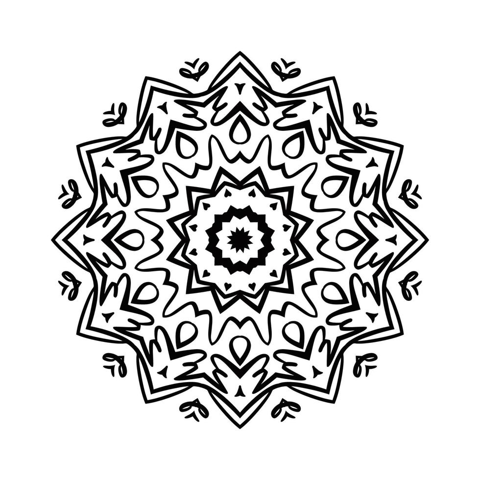 mandala design lyx mandala bakgrund vektor årgång abstrakt mönster blommig design