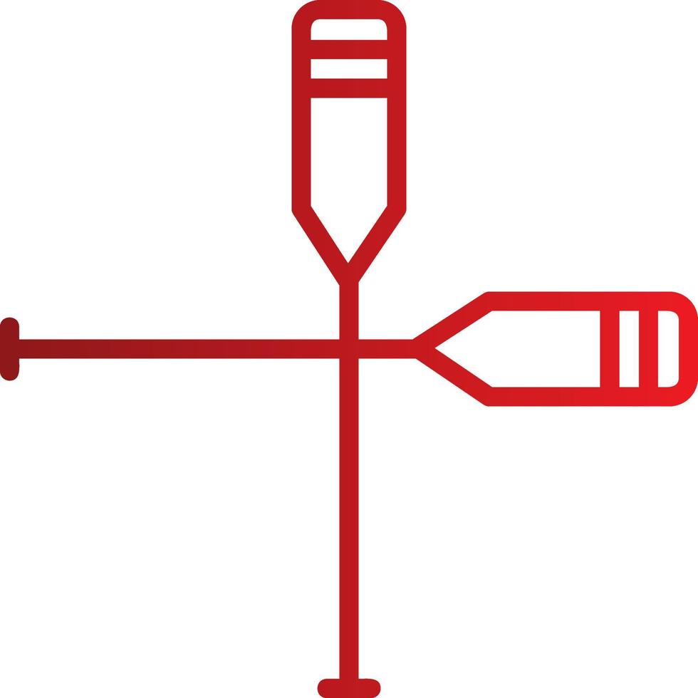 Paddel-Vektor-Symbol vektor