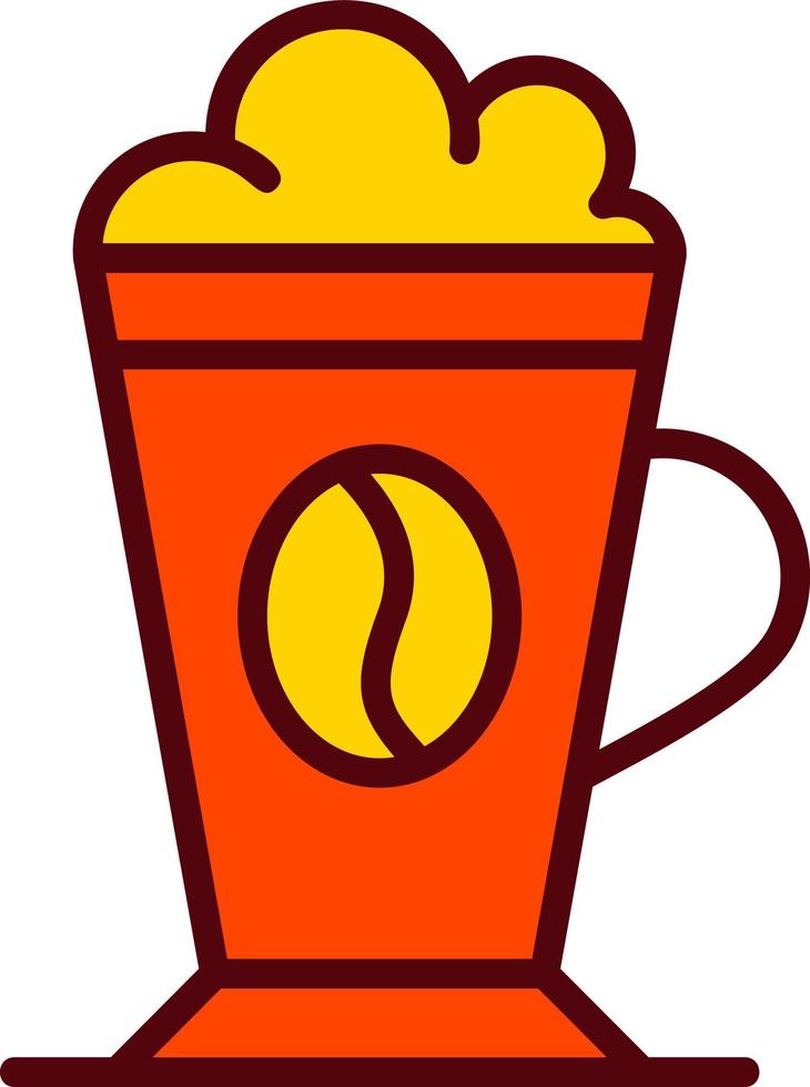 Latte-Vektor-Symbol vektor