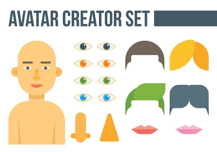 Avatar Creator Vector Ikoner