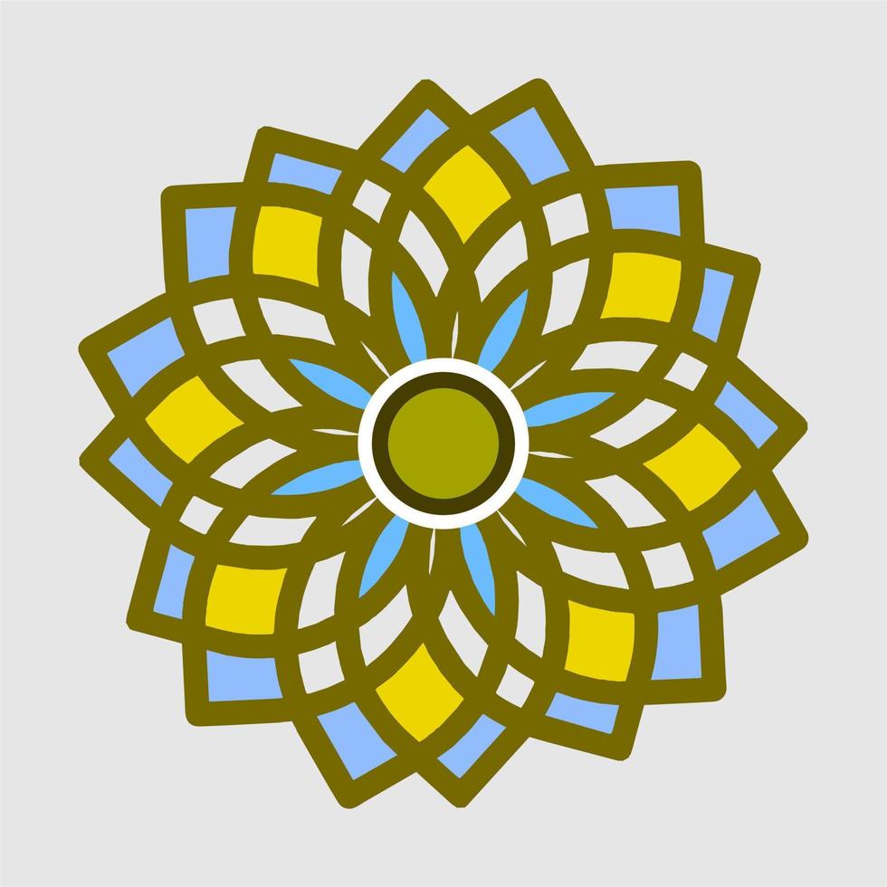 islamic prydnad mandala vektor