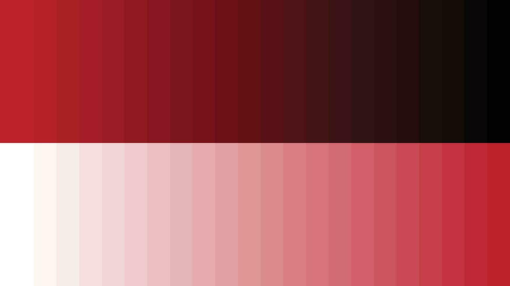 Färg palett röd vektor