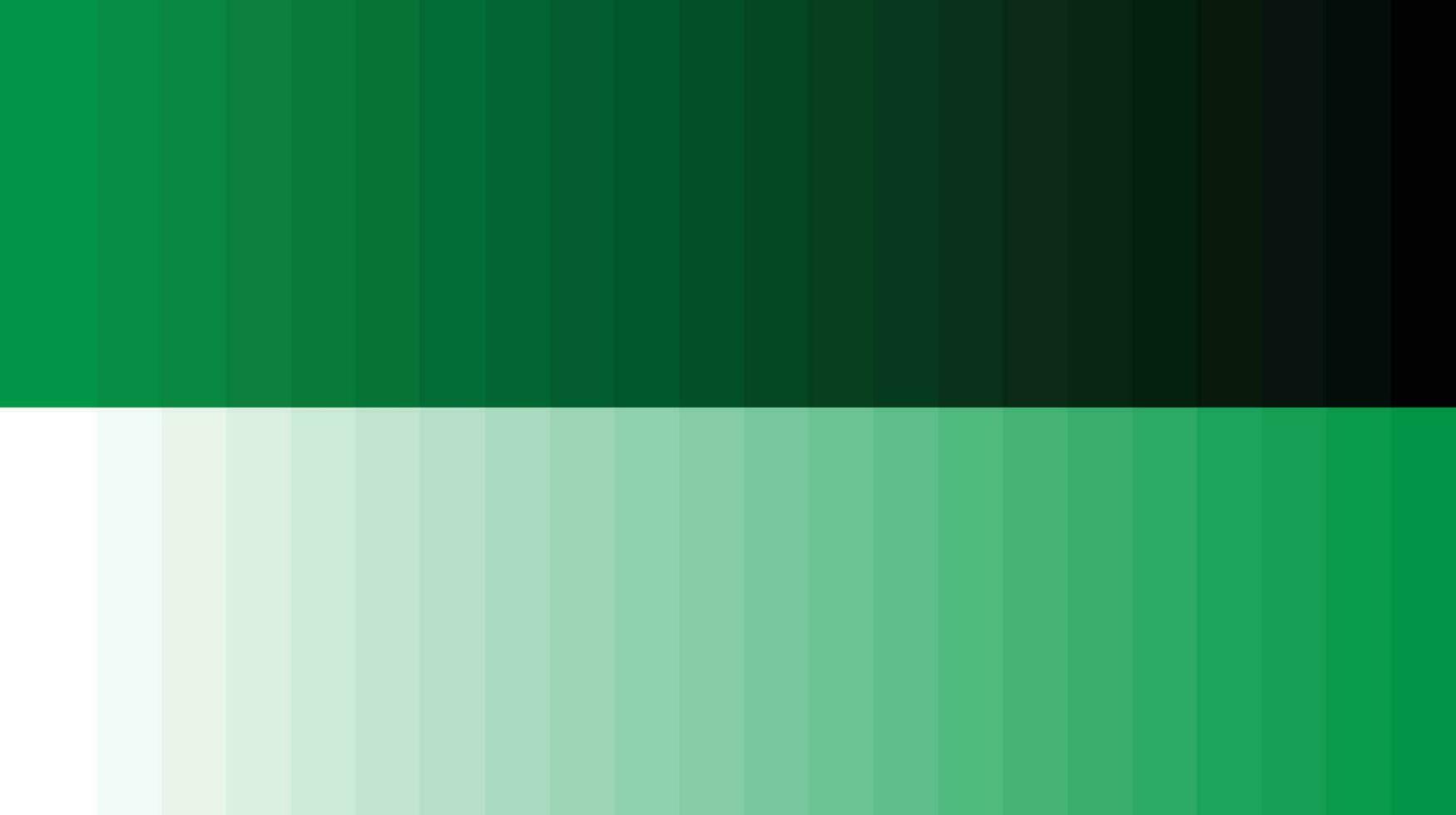 Farbpalette grün vektor