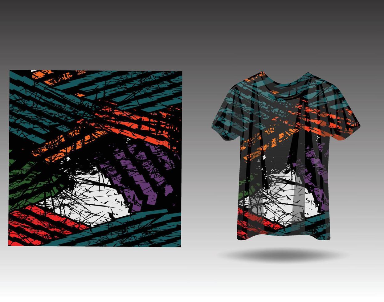 T-Shirt Sportdesign für Rennen, Trikot, Radfahren, Fußball, Gaming vektor