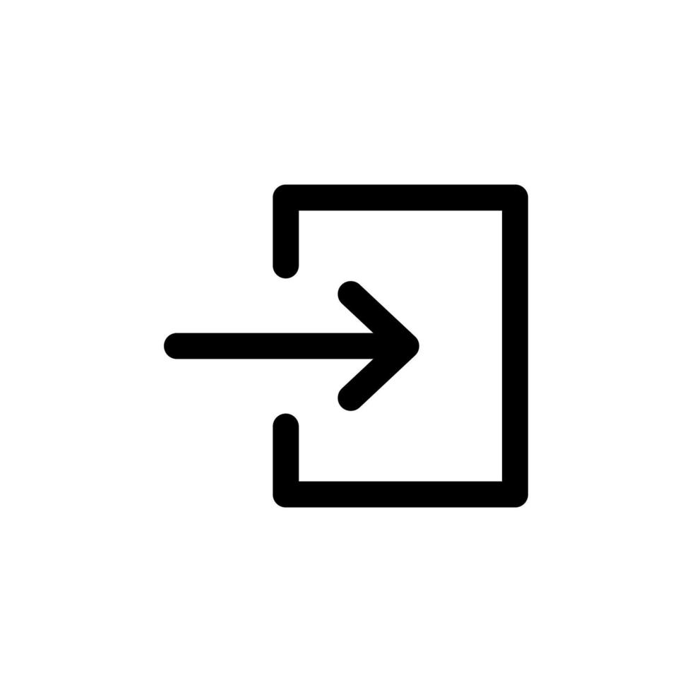 logga in ikon vektor design mallar
