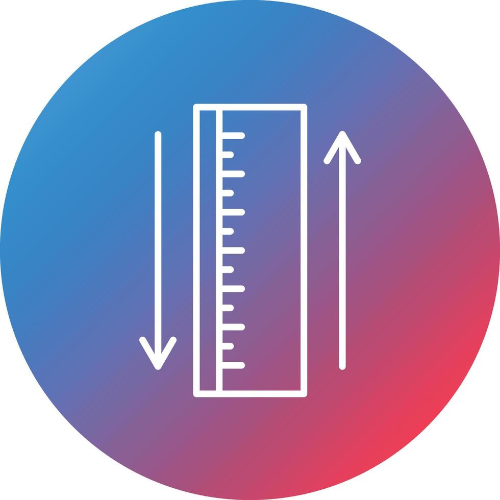 Lineal Linie Farbverlauf Kreis Hintergrundsymbol vektor