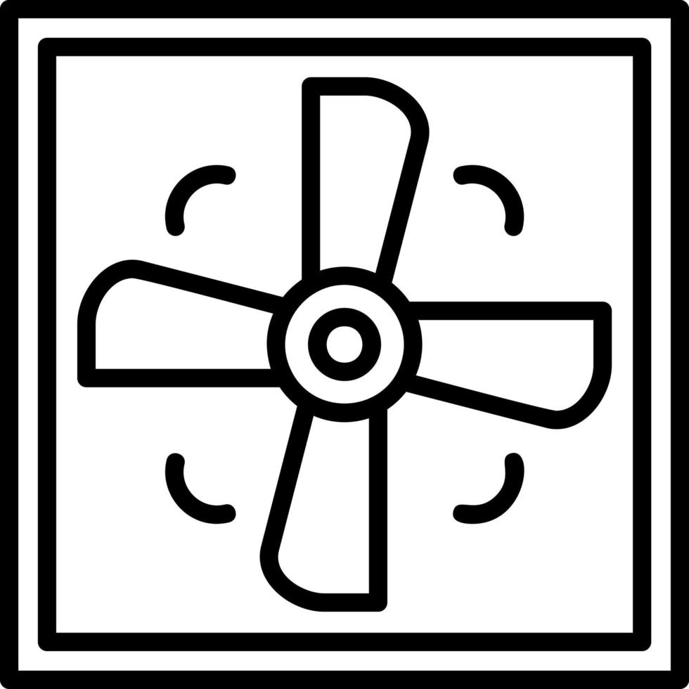 Lüftungsvektor-Icon-Design vektor