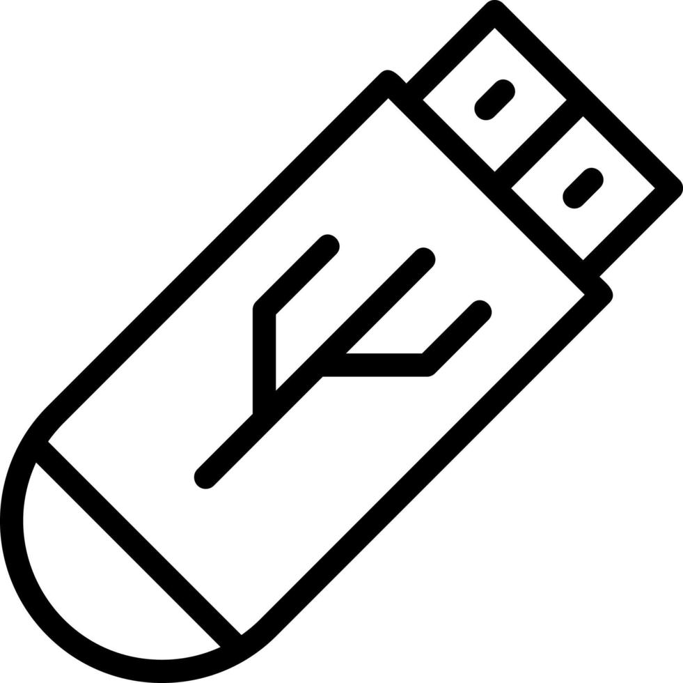 USB-Vektor-Icon-Design vektor