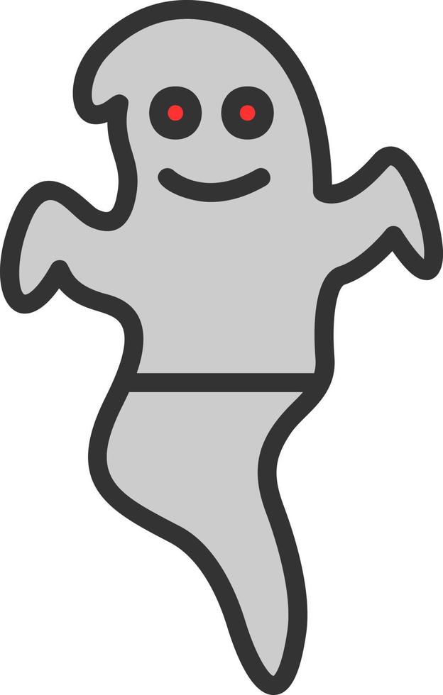 Ghost-Vektor-Icon-Design vektor