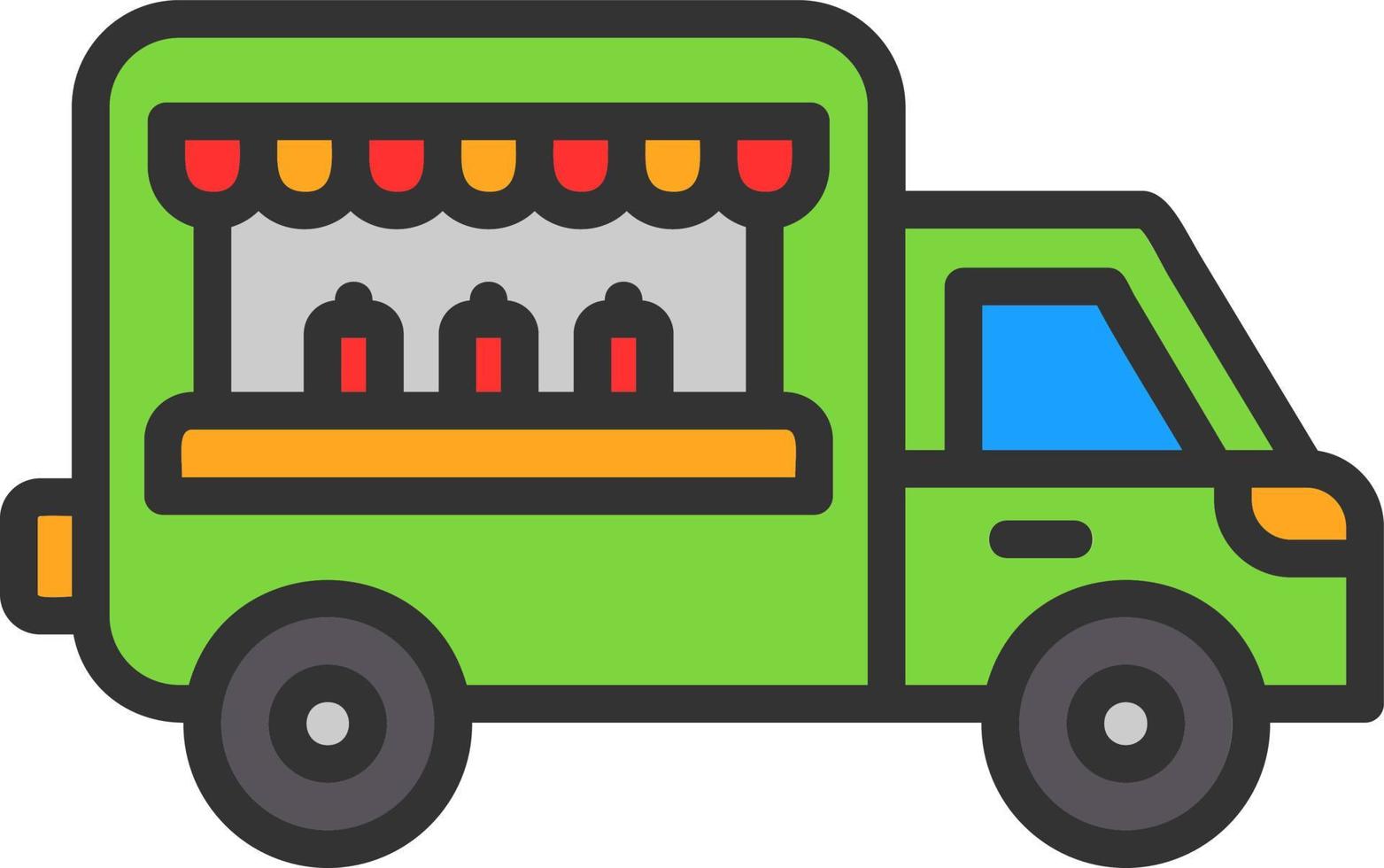 Food-Truck-Vektor-Icon-Design vektor