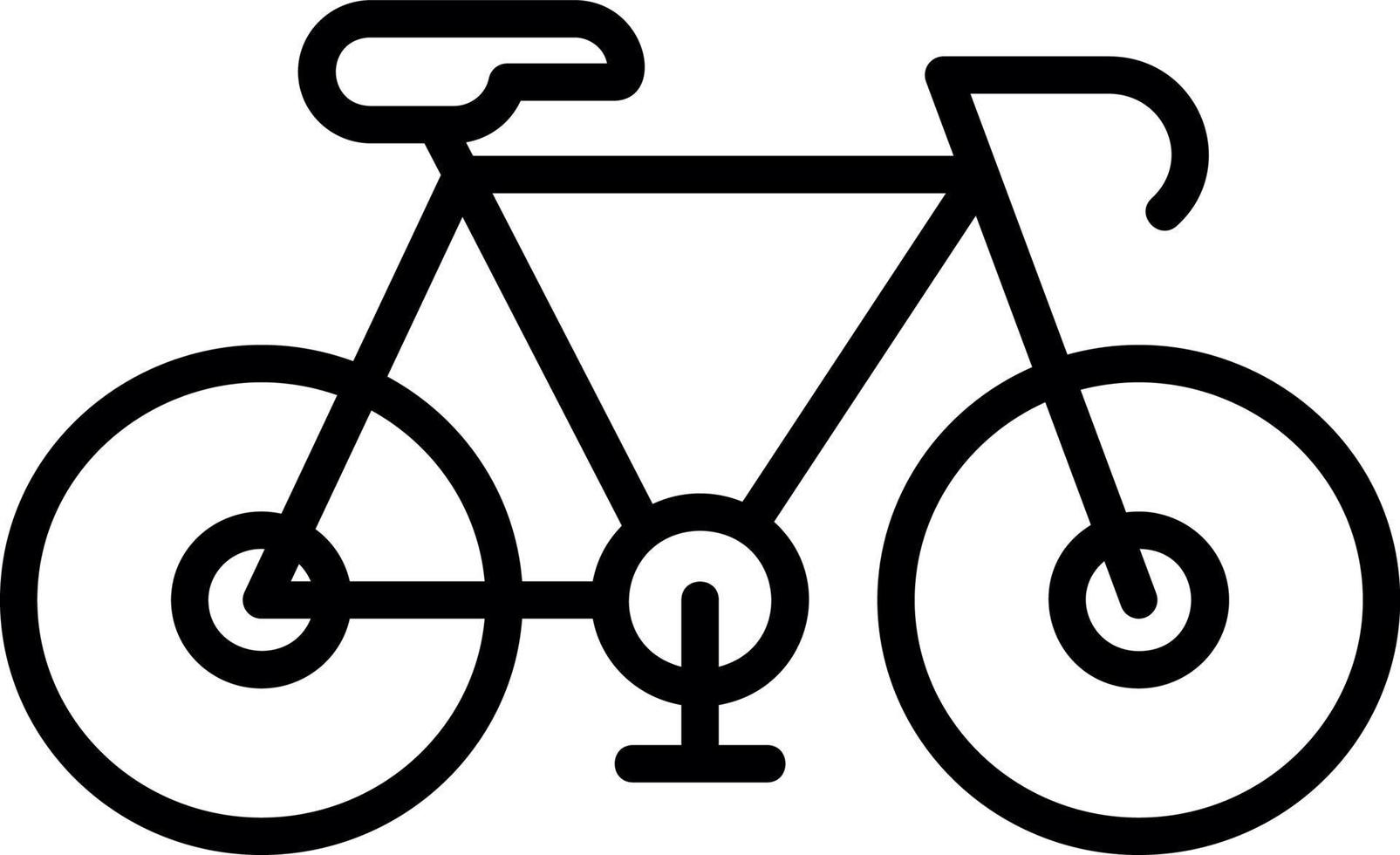 Fahrrad-Vektor-Icon-Design vektor