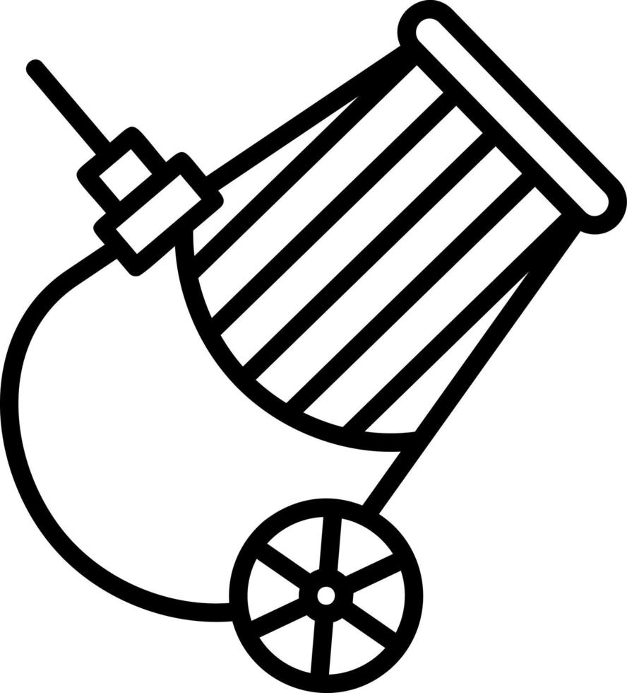 Zirkus-Kanon-Vektor-Icon-Design vektor