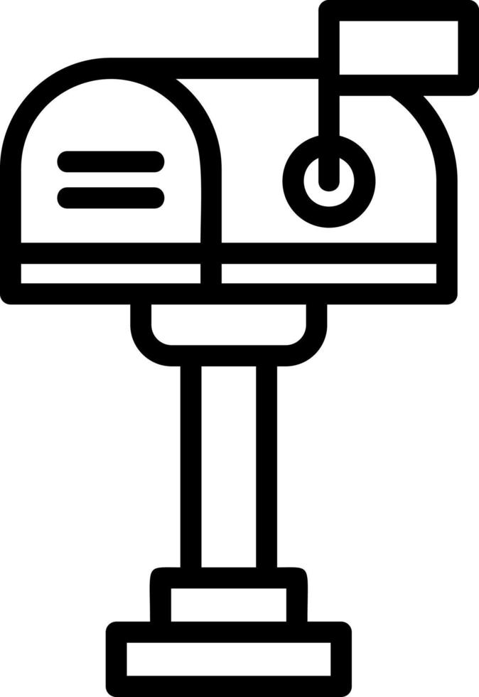 brev låda vektor ikon design