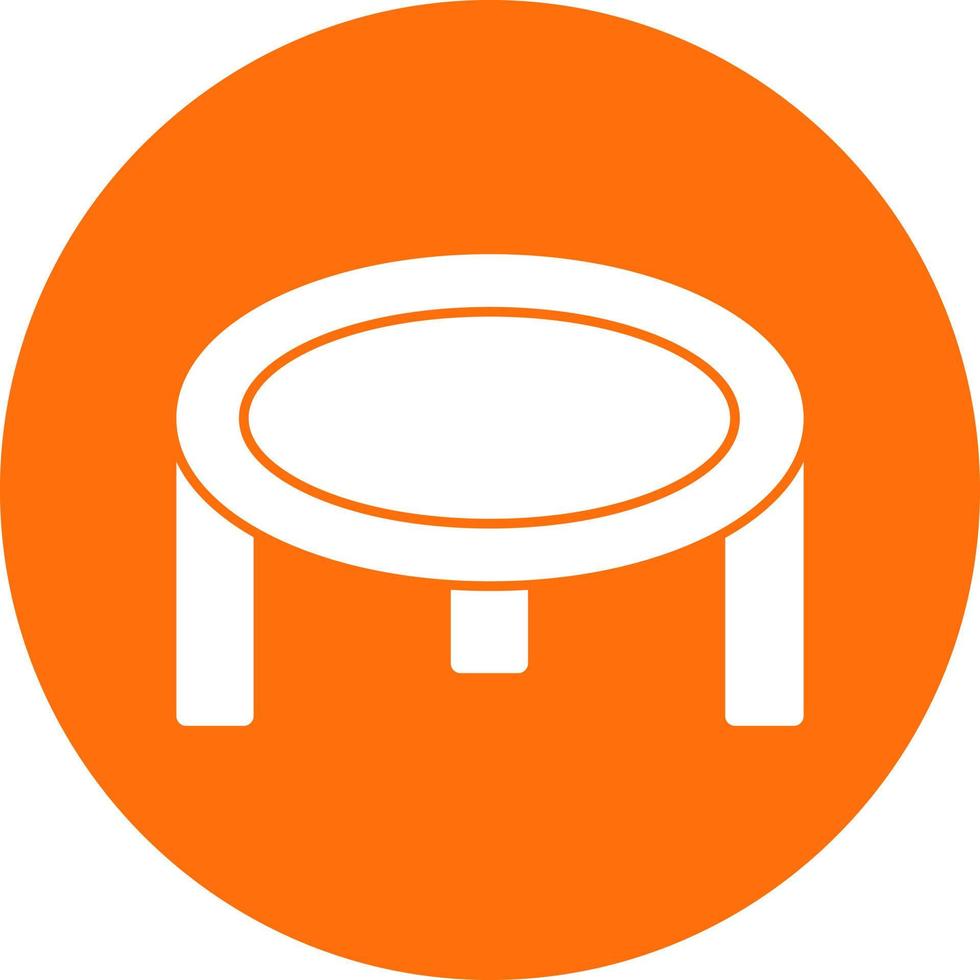 Trampolin-Vektor-Icon-Design vektor