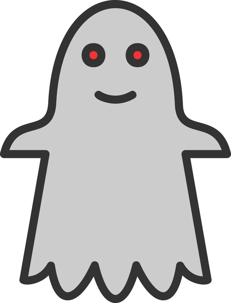 Ghost-Vektor-Icon-Design vektor