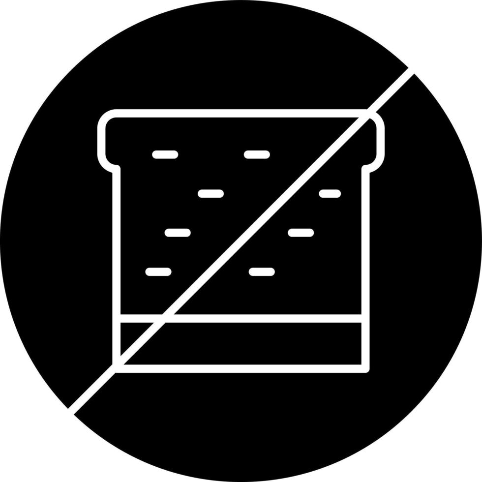 Low-Carb-Diät-Vektor-Icon-Design vektor