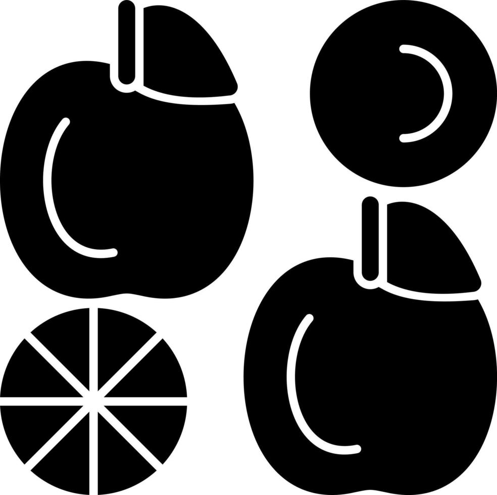 Vektor-Icon-Design für gesunde Ernährung vektor