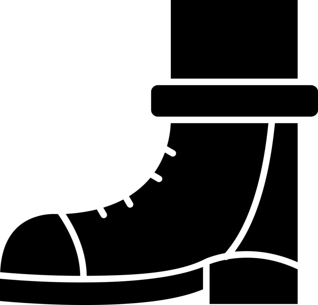 Stiefel-Vektor-Icon-Design vektor