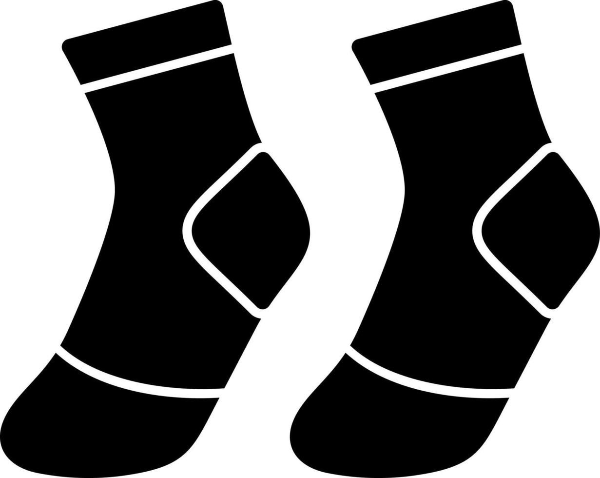 Socken-Vektor-Icon-Design vektor