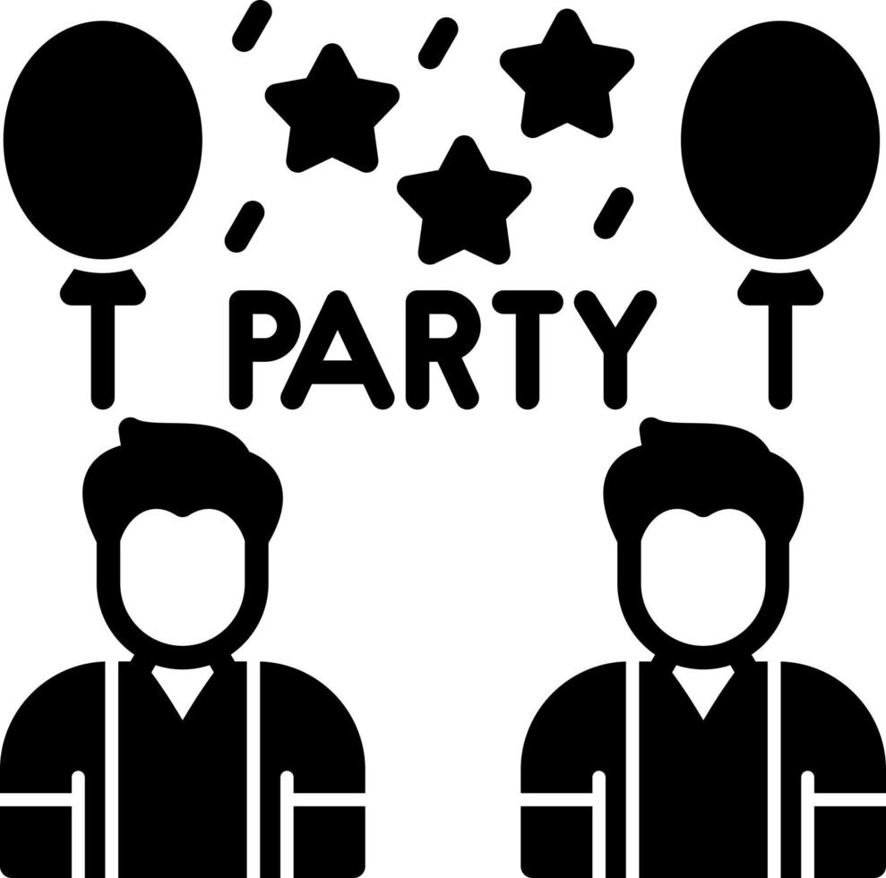 Party-Vektor-Icon-Design vektor