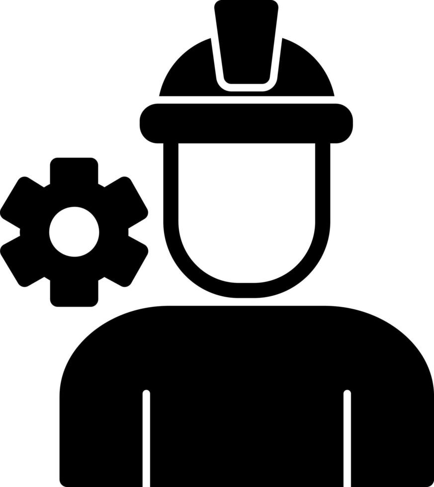 Arbeiter-Vektor-Icon-Design vektor