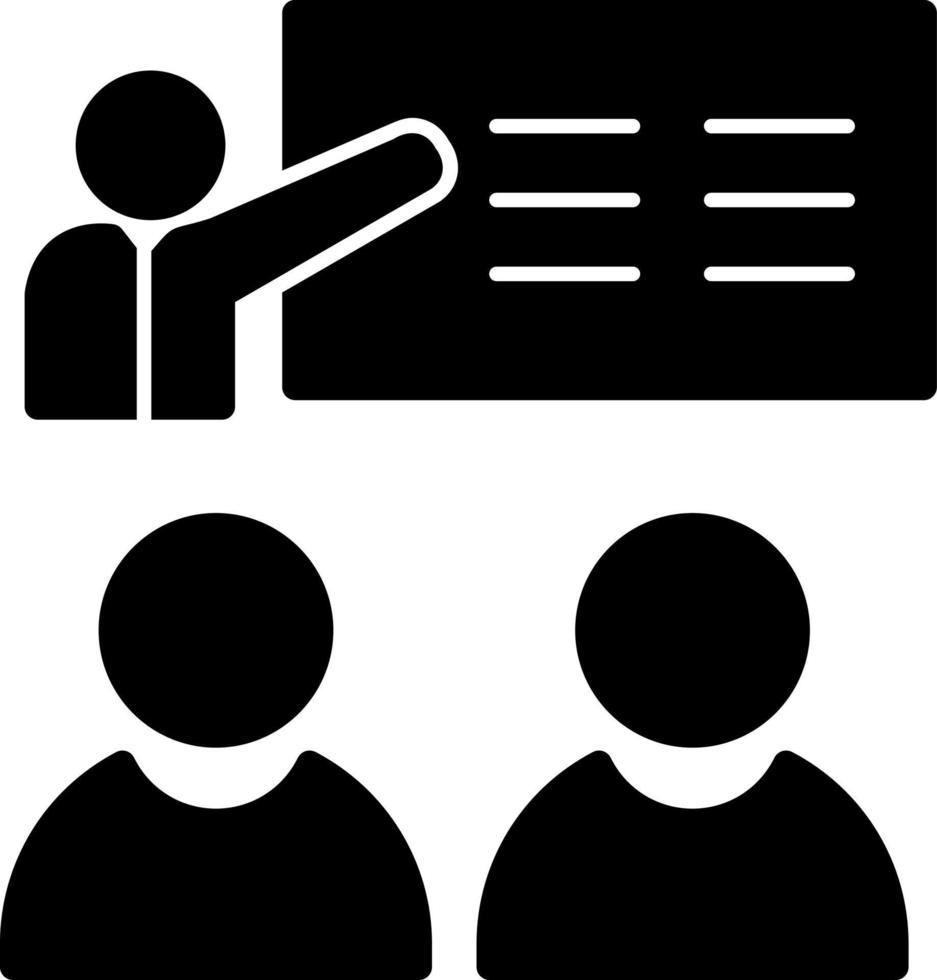 Coaching-Vektor-Icon-Design vektor