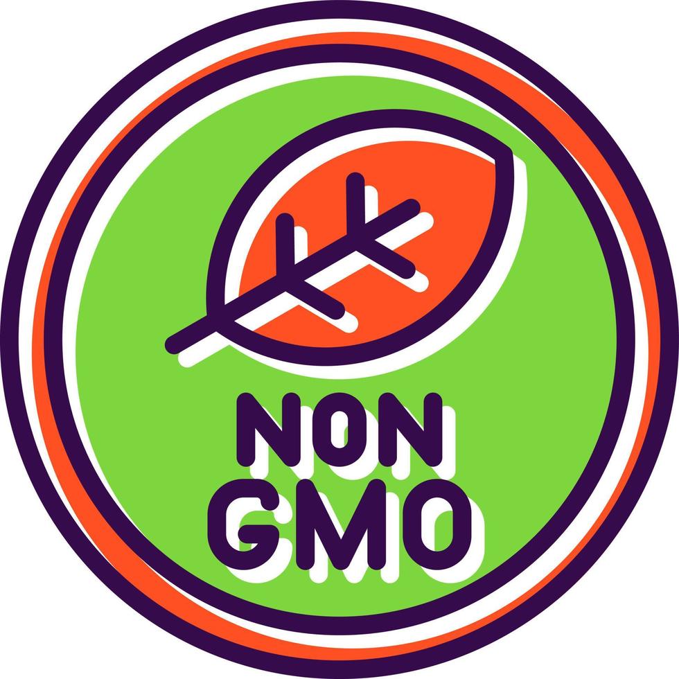 icke gmo vektor ikon design