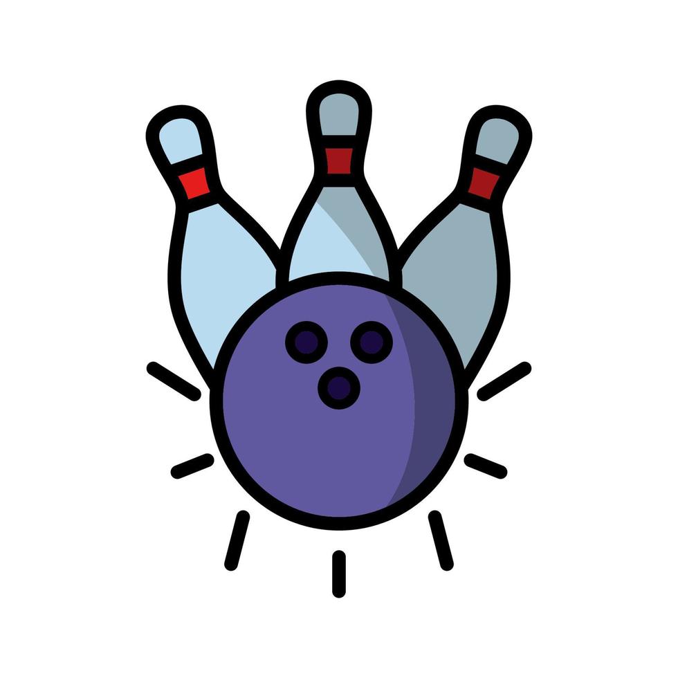 Bowlingkugel-Symbol vektor