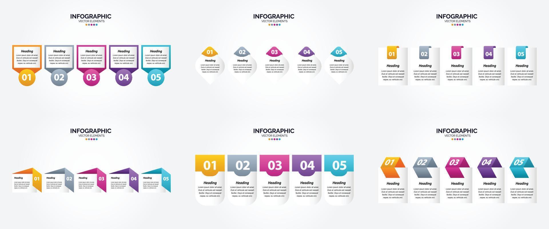 Flache Design-Vektor-Infografiken für Werbung in Broschüren. Flyer. und Zeitschriften. vektor