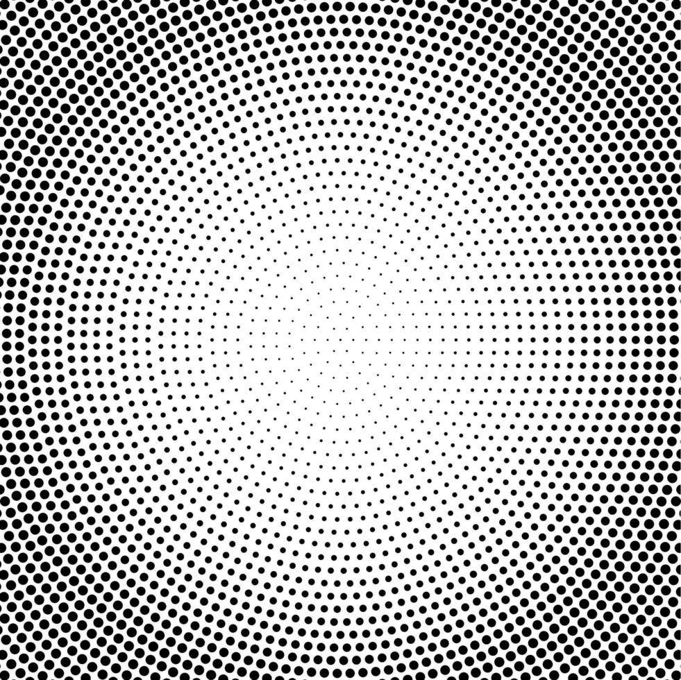 abstrakt vektor svart och vit prickad halvton bakgrund