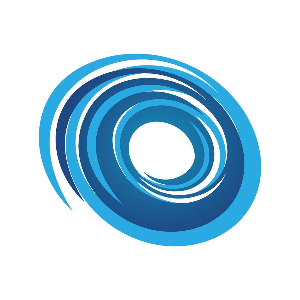 cirkel rotation abstrakt logotyp ikon vektor mall