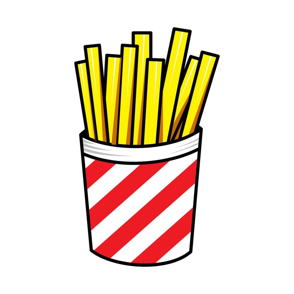 franska frites vektor illustration