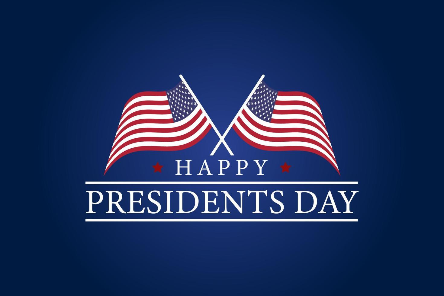 presidenter dag vektor illustration. presidentens dag firande. de design begrepp för de bakgrund med de amerikan flagga.