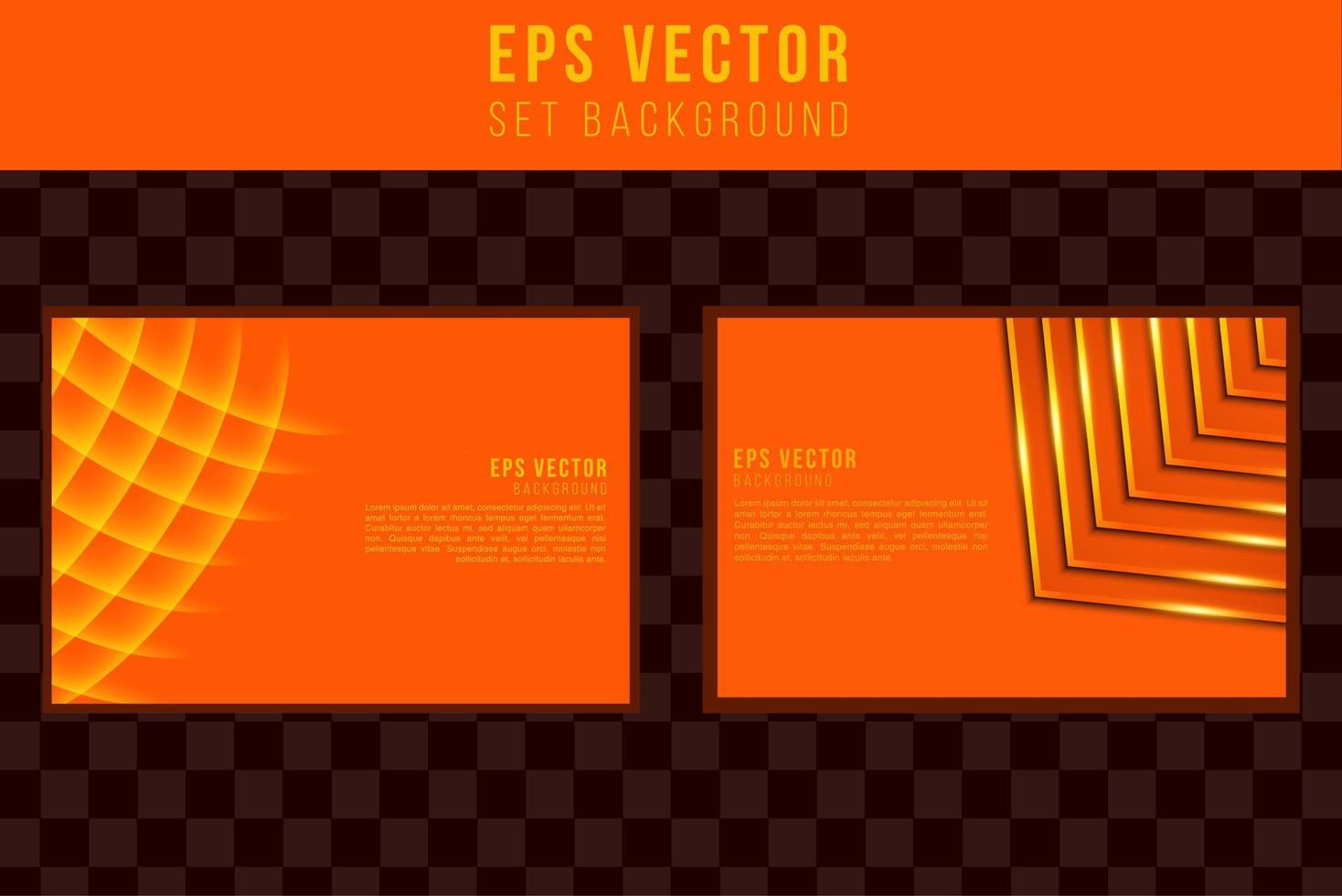 abstrakter minimaler hintergrund mit orange farbe. Zusammensetzung geometrischer Formen. eps10-Vektor vektor