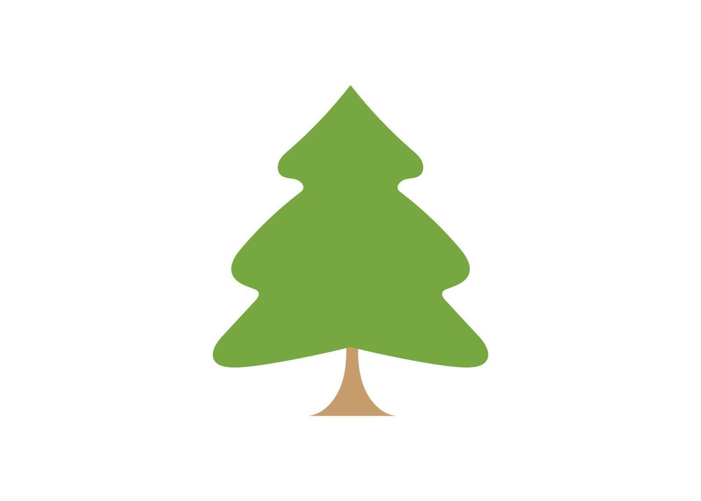 tall träd ikon design mall illustration isolerat vektor