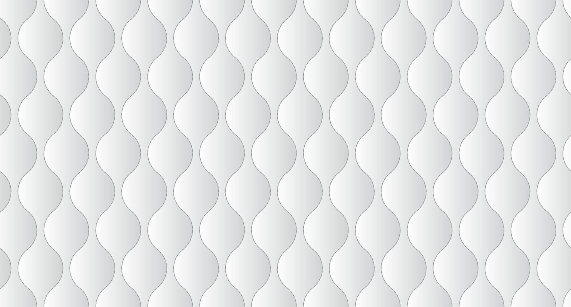 enkel klädsel vadderad bakgrund. vit läder textur soffa bakgrund. vektor illustration
