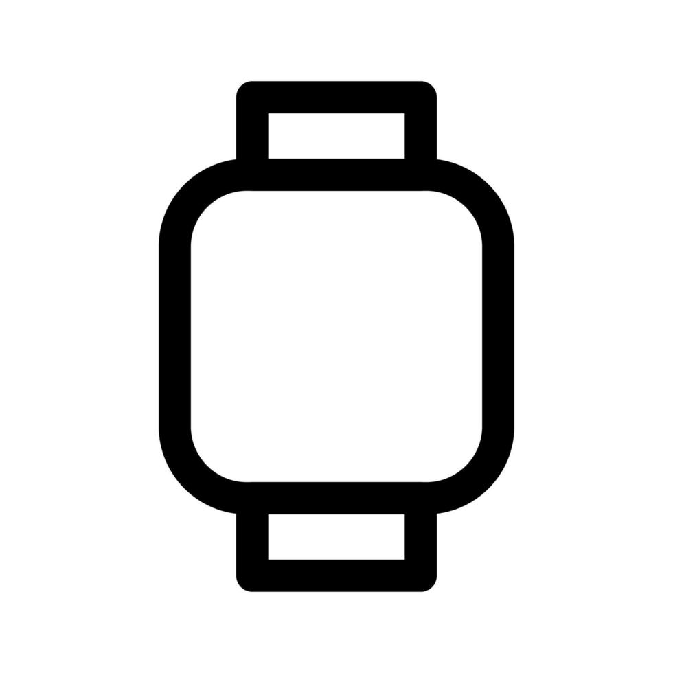 Kolla på ikon linje isolerat på vit bakgrund. svart platt tunn ikon på modern översikt stil. linjär symbol och redigerbar stroke. enkel och pixel perfekt stroke vektor illustration