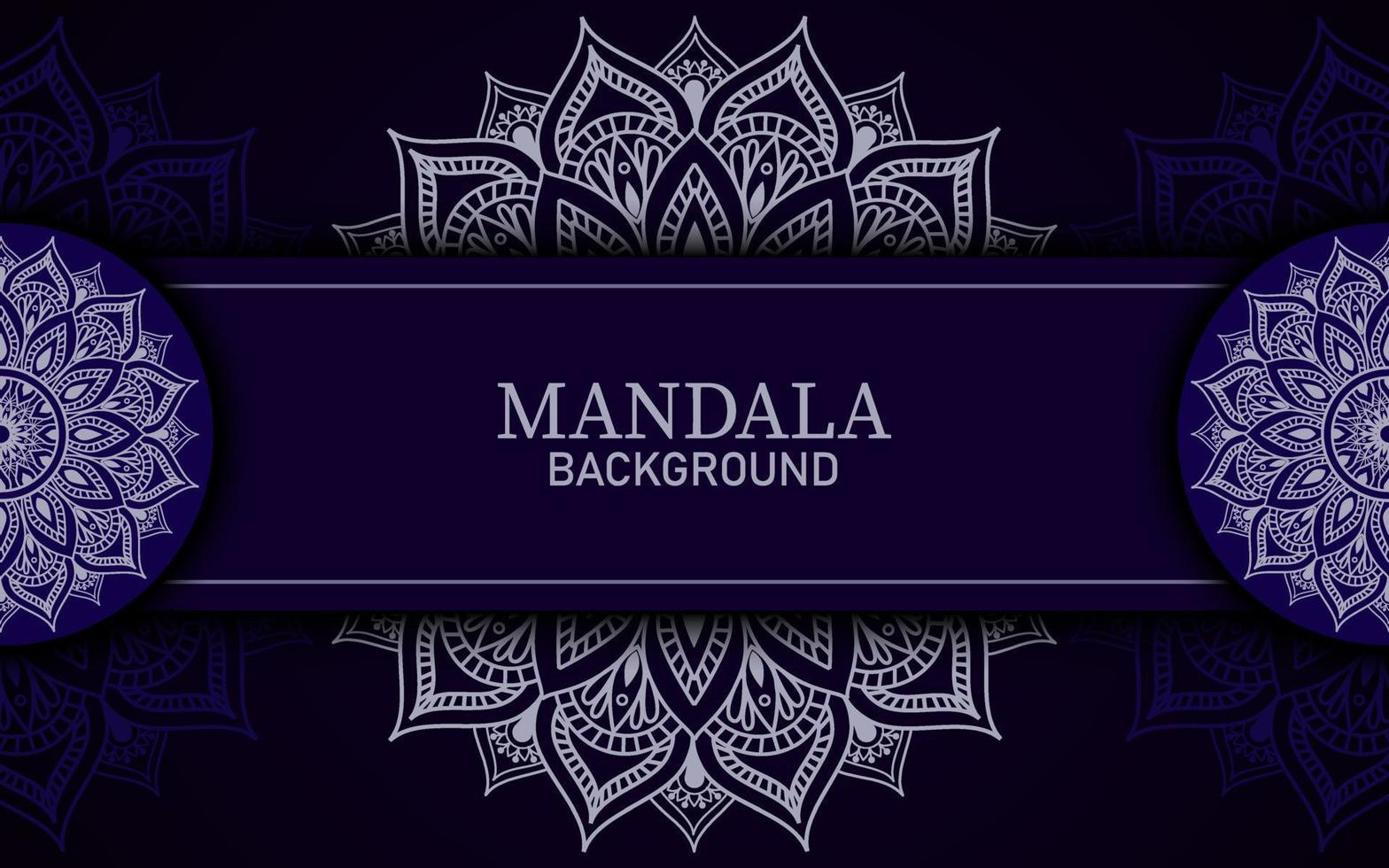 Luxus Mandala Hintergrund vektor