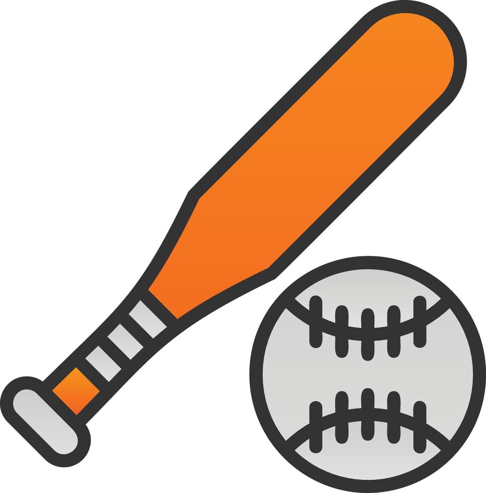 Baseball-Vektor-Icon-Design vektor