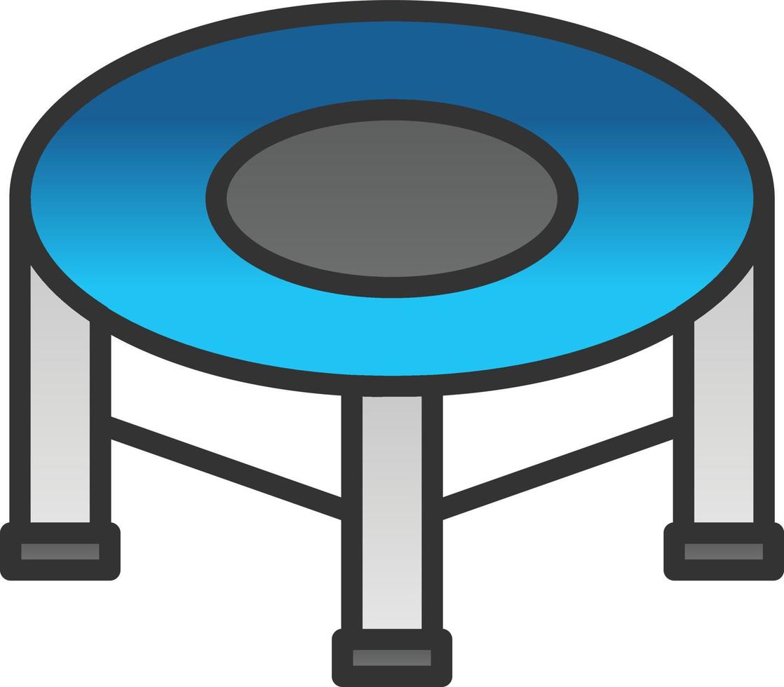 Trampolin-Vektor-Icon-Design vektor