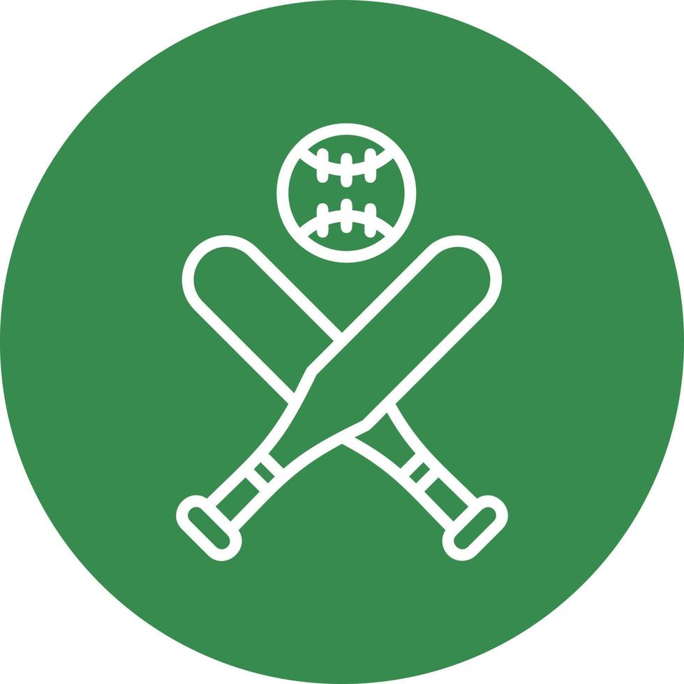 Baseball-Vektor-Icon-Design vektor