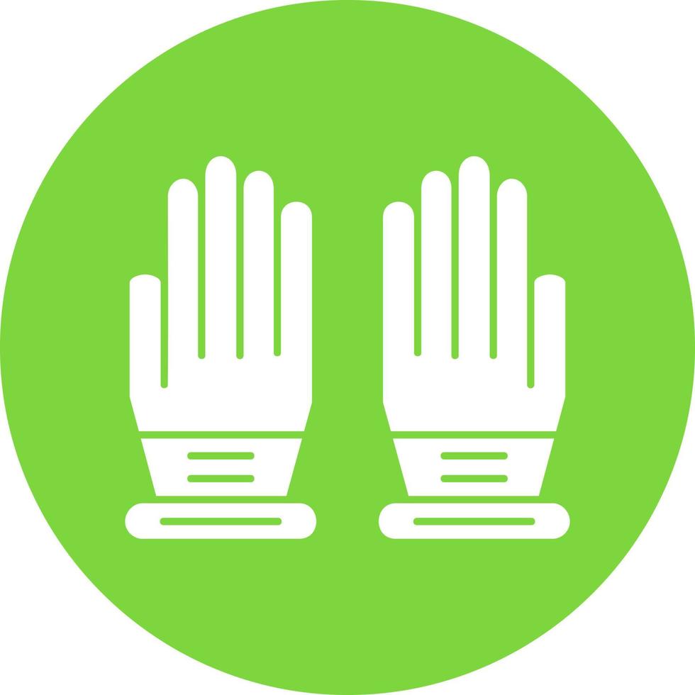 Handschuhe-Vektor-Icon-Design vektor