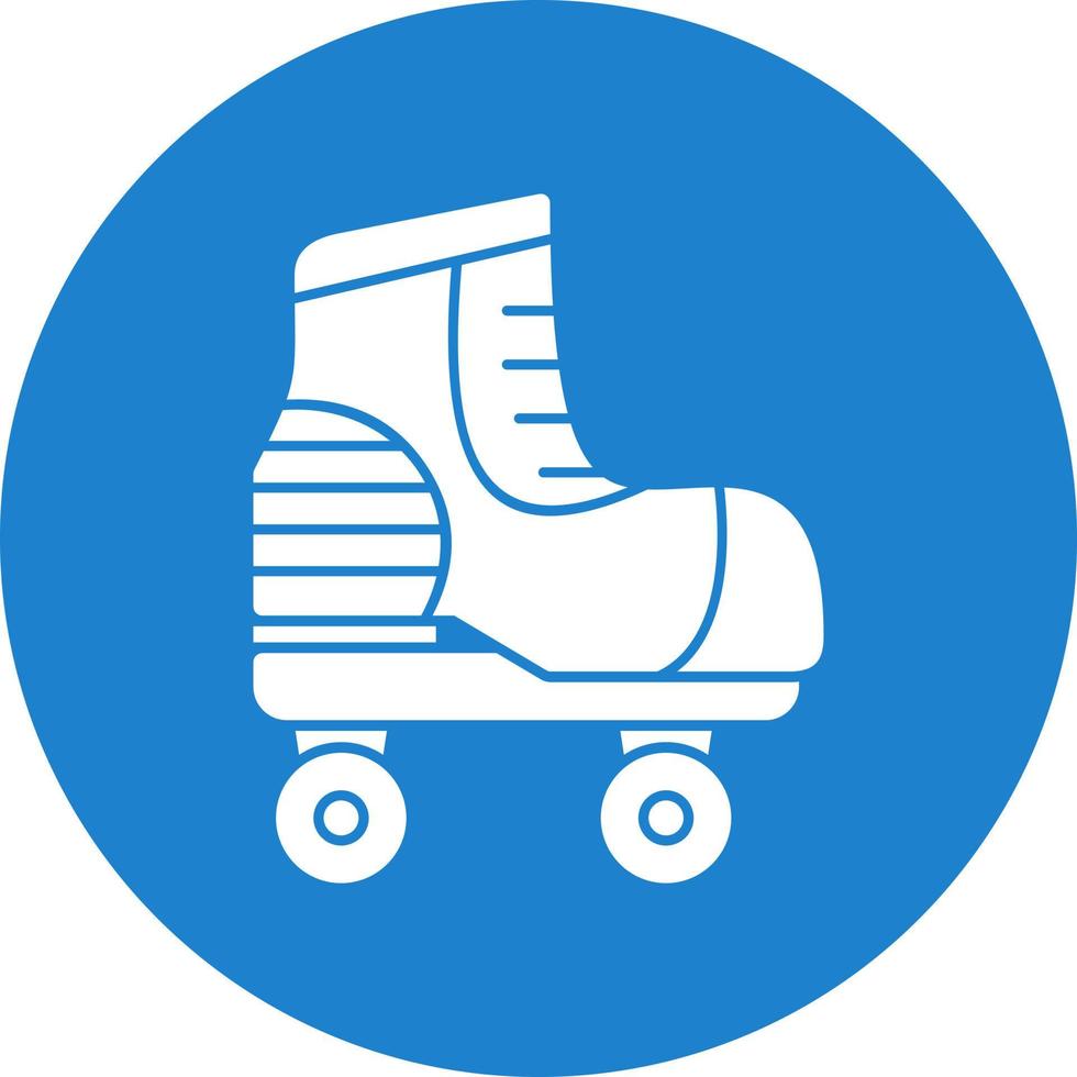 Rollschuh-Vektor-Icon-Design vektor