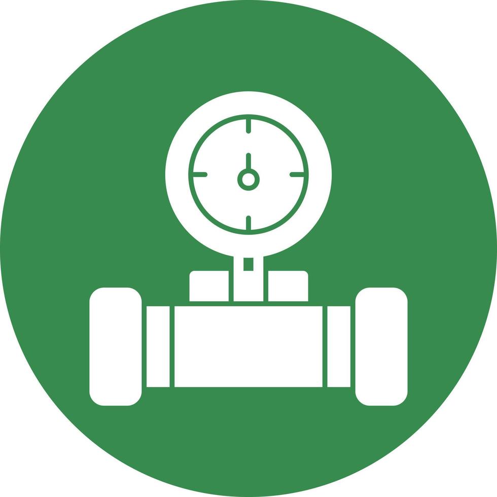 Wasserzähler-Vektor-Icon-Design vektor