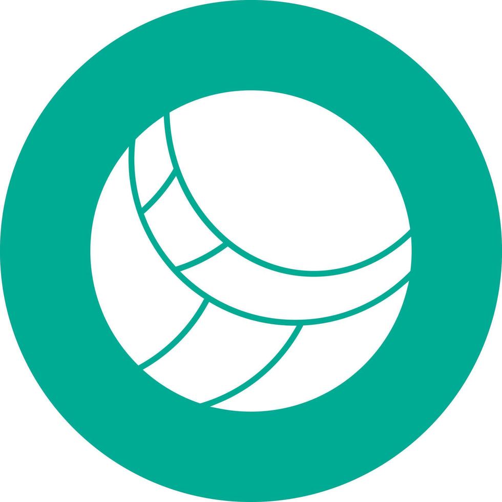 Volleyball-Vektor-Icon-Design vektor