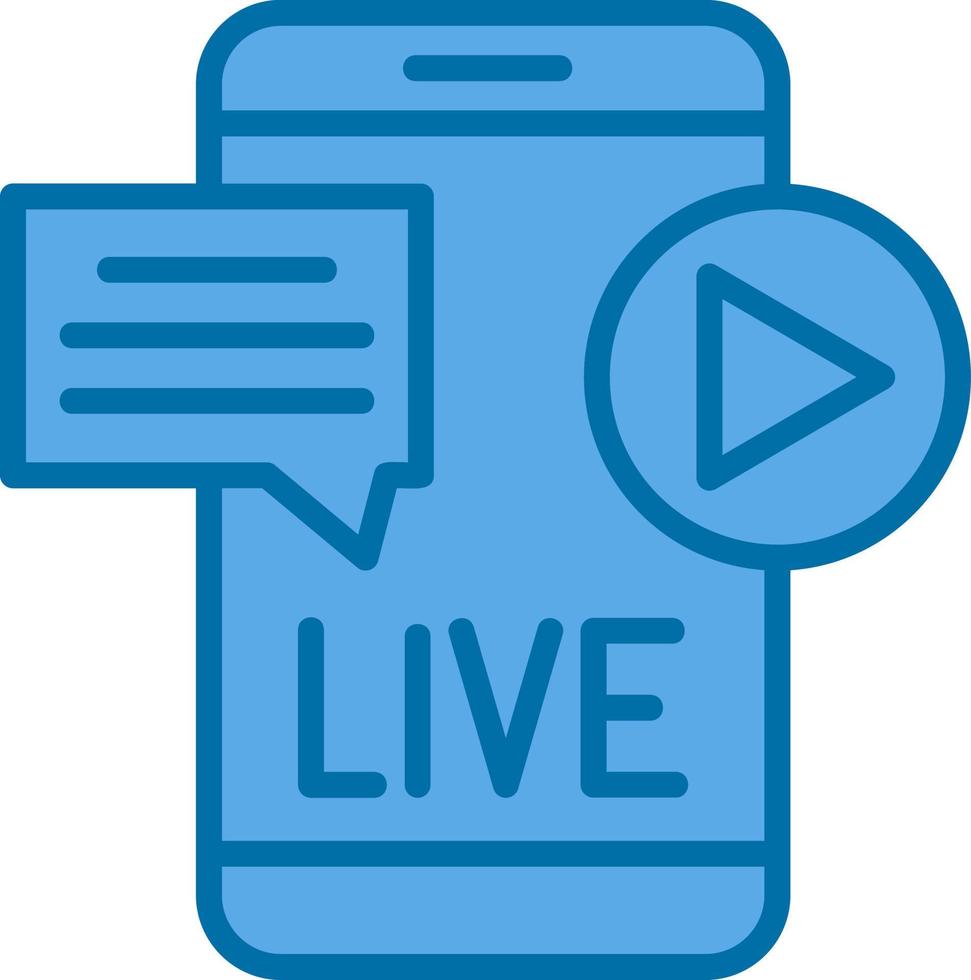 Live-Streaming-Vektor-Icon-Design vektor