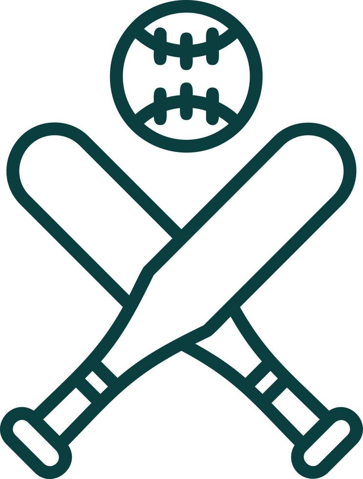 Baseball-Vektor-Icon-Design vektor